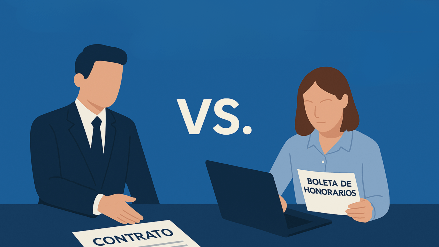 Contrato de Trabajo vs Boleta de Honorarios en Chile 2026